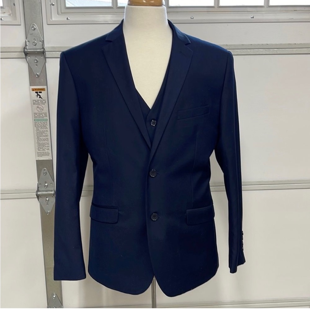 Retro Paris Monte Carlo Suit Jacket and Vest, SZ 42R